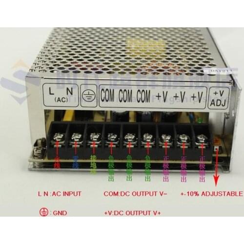 200W input voltage: 220V 50HZ output voltage: DC24V current: 8.3A DC switching power supply