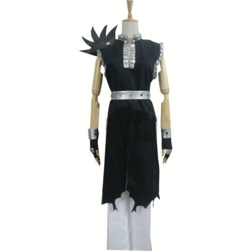 2018 Fairy Tail Gajeel Redfox Cosplay Costume