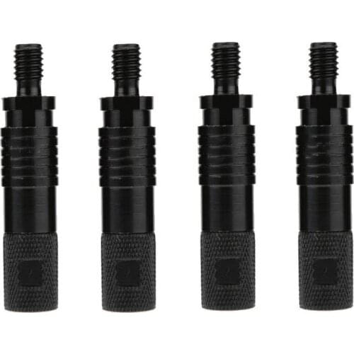 4Pcs Aluminum Adapters Carp Fishing Rod Bite Alarm Rod Holder Connectors
