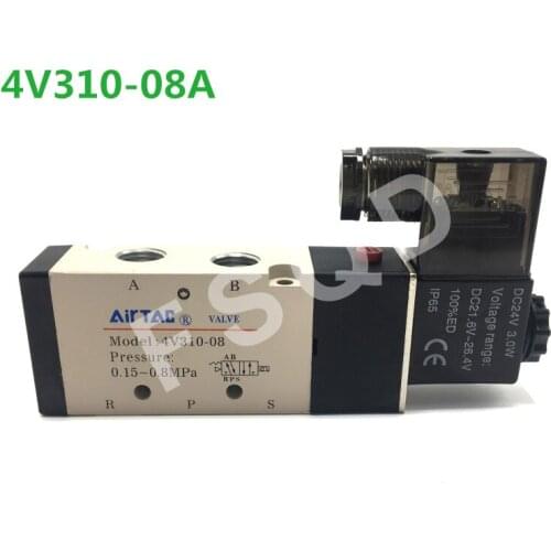 4V310-08 4V310-08A 4V310-10 VR51-С06В DC24V AC220V Pneumatic control components AIRTAC solenoid valve 4V series