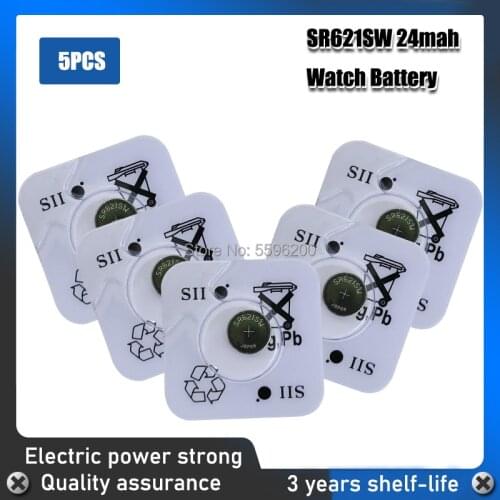 5PCS FOR SEIZAIKEN Watch Battery AG1 1.55V 364 SR621SW LR621 621 LR60 CX60 Alkaline Button Coin Cell Batteries MADE IN JAPAN