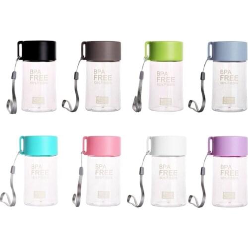 150MlL Kids Water Bottle Mini Cute Plastic Water Bottle For Children Portable Leakproof Small Water Bottle with Portable Rope 1