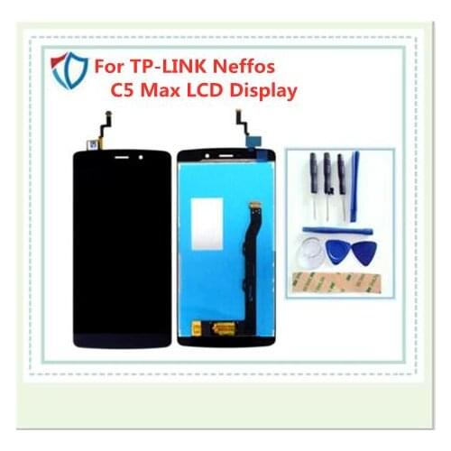 For TP-LINK Neffos C5 Max TP702A, TP702B, TP702C, TP702E LCD Display With Touch Screen Digitizer Assembly Free Shipping With