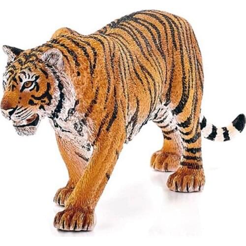 6.2inch Tiger Figures NEW Wild Life Animal Educational Creature Figurine Animal Figures Gifts For Children Desktop Decoration