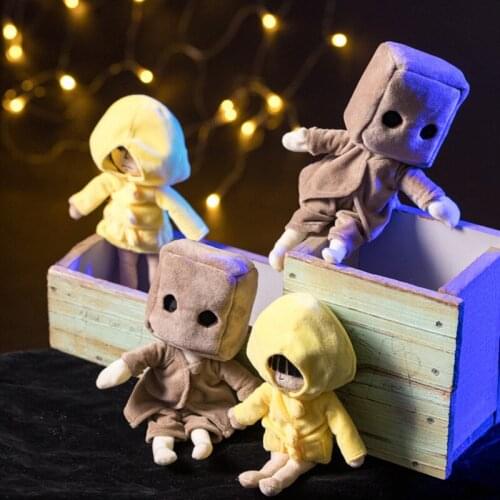 Game Little Nightmares Six Mono Cosplay Doll Toy Plush Dolls Child Gift Pendant Prop