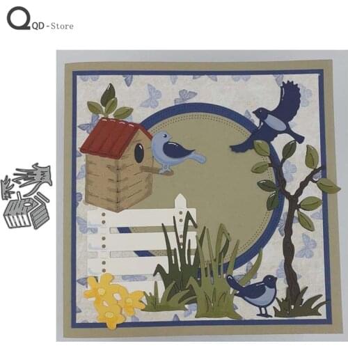 Birdhouse Metal Cutting Dies Scrapbooking Handmade Tools DIY Card Make Mould Model Craft Decoration Wholesale New 2021