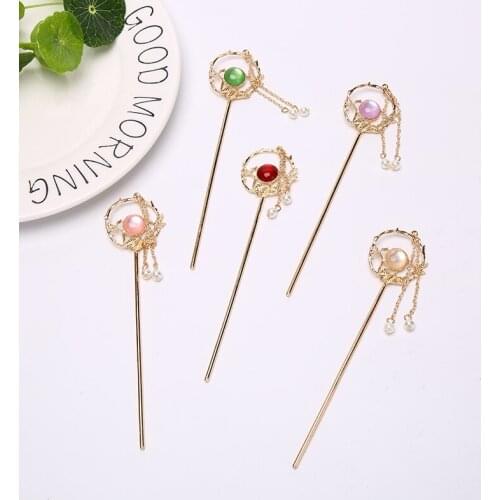 Fashion Metal Hair Sticks Chinese Style Women Hair Pin Clip Hairpins Chopstick Headwear Bridal Wedding Jewelry Accessories Gifts