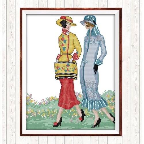 My Fair Lady Patterns Kits Cross Stitch Kits DIY Needlework Crafts 14CT 11CT Cotton Thread Embroidery Needlework Sets Home Decor