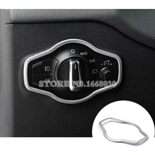 Interior Head Light Switch Button Cover Trim For Audi Q5 8R 2009-2015 Car accesories interior Car decoration