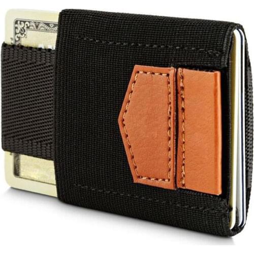 Super Slim Elastic Card Holder Credit Card Case Minimalist Wallet Leather Coins Purse for Men Women Pocket Men Wallets