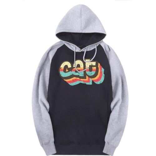 Cats Print Mens Sweatshirts Raglan Hooded New Arrival Casual Pullovers Streetwear Autumn Hoodies Male Outdoor Supoleron Hombre