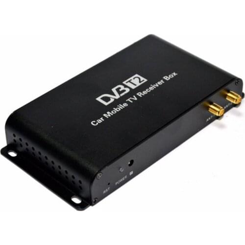 SYTA S2013C High Speedn DVB T2 Car DVB-T2 four Antenna T H.264 MPEG4 External USB Digital Car TV Tuner