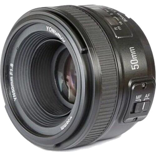 YONGNUO YN50mm F1.8N Standard Prime Lens Large Aperture Auto Manual Focus AF MF for Nikon DSLR Cameras