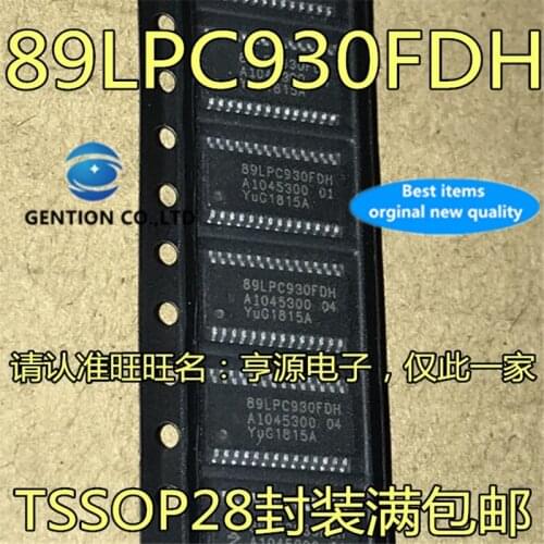 10Pcs P89LPC930FDH 89LPC930FDH TSSOP-28 8-bit microcontroller chip in stock 100% new and original