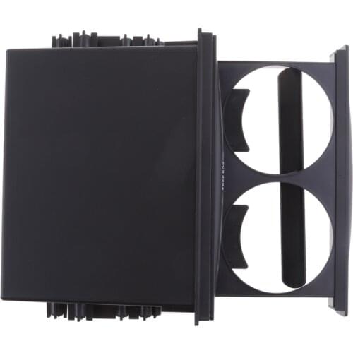 Car Dash Trim Double Din Radio Kit Drink Cup Holder Tray Storage Box