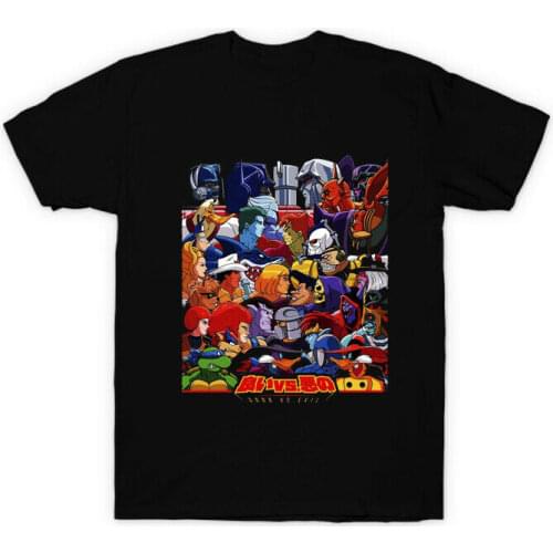 The Goood Vs Evil Shera He-man Optimus Skeletor Shredder Megatron Black T-Shirt