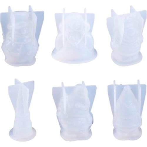 DIY Christmas 3D Doll Decorations Casting Silicone Mould Crafts Jewelry Making Tool Crystal Epoxy Resin Mold