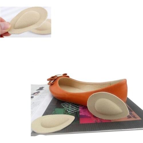 Elastic High Heel Feet Palm Care Pads Feet Care Tool Women Water Drop Forefoot Shoe Insole Skin Color 1Pair