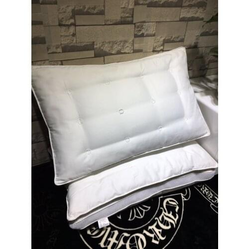 GXC Nature Mulberry Silk Soft Pillows For Hotel 100% Cotton Cover Brand New Home Bedding Pillow