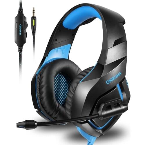 Stereo Gaming Headset for PS4 Xbox One, Over Ears Headset with Noise Canceling Microphone