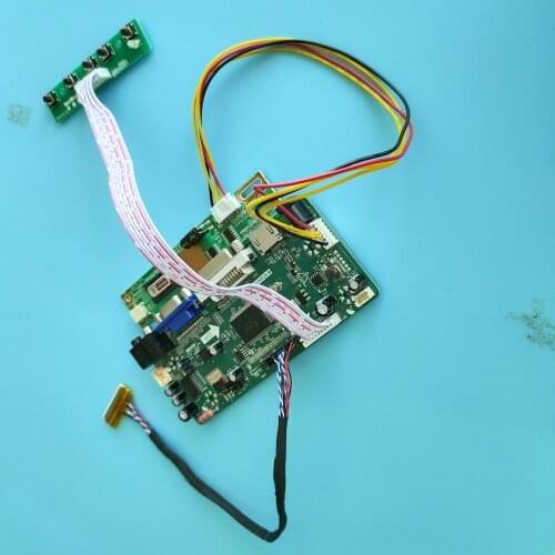 Kit for B154EW01 V6/B154EW01 V7 HDMI+DVI+VGA 15.4" panel M.NT68676 1280X800 Controller Board LCD Audio 30pin Display screen