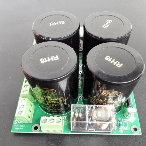KYYSLB AC Dual 22-40V Upc1237 Speaker Protection Board Amplifier Power Supply Rectifier Filter NOVER Capacitor 10000UF/63V