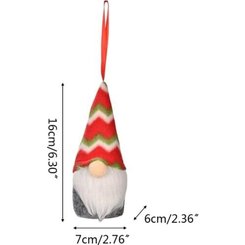 M17D Soft Plush Dwarf Glowing Pendant Christmas Gifts Easter Gnome Party Suppies Gifts for Kids Birthday Housewife Home Decor