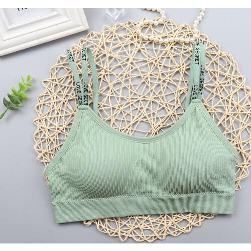 New Fashion Red Women Tanks Women Sexy Bra Solid Vest Seamless Breathable Push Up Top Underwear Breathable Sleep Bra