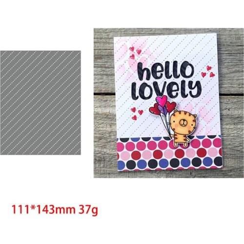 Slash background frame Metal Cutting Dies Scrapbooking Craft Mold Cut Die Stencil Handmade Paper Card Make Template New Design