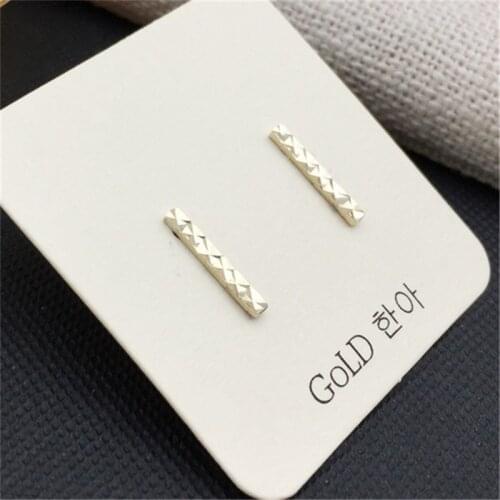 Minimalism Elegance Bar Party Earring Jewelry Simple Design Bar Female Earring Easy To Match Everyday Wear Jewelry