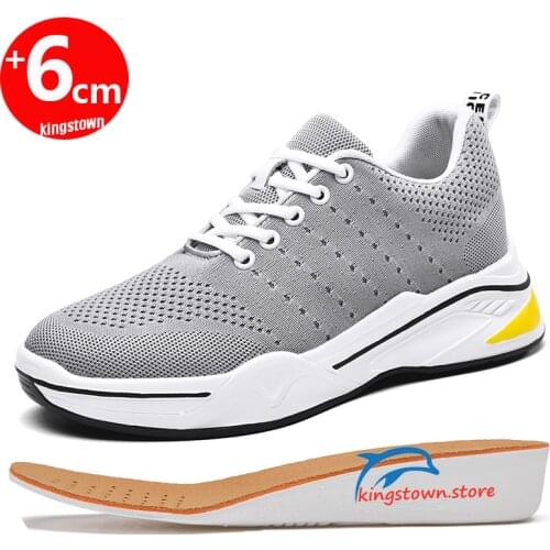 Elevator Shoes Men Original Heighten Increase Professional Sneakers Integration Casual Heigh 2021 Insole 6CM Tenis Masculino