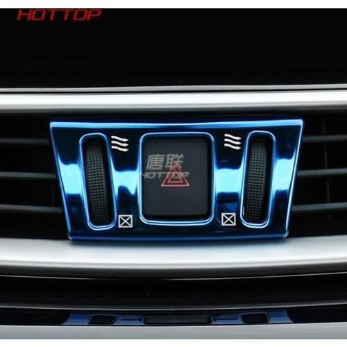Warning Emergency Button Frame Trim Sticker Fit for Nissan Murano 2015 2016 2017 2018 2019 Accessores