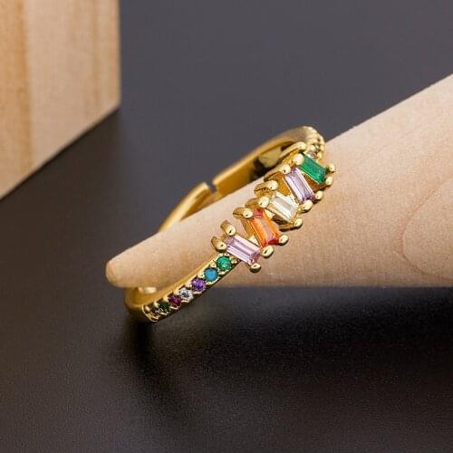 Nidin Rings With Crystals