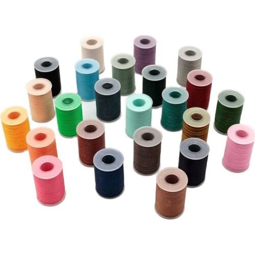 Round wax thread leather bags handmade jewelry accessories thread polyester wax rope sewing machine hand sewing round wax thread