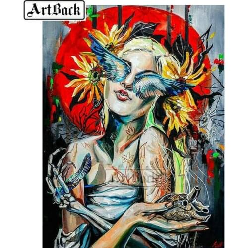 New 5d diy diamond painting beautiful woman icon full square drill rhinestone 3d diamond embroidery artwork