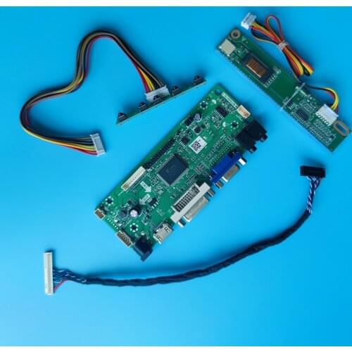 Controller board For LP171WX2-TLB1/TLB2 1440*900 Screen panel DVI LVDS driver kit LCD monitor DIY Audio VGA HDMI M.NT68676