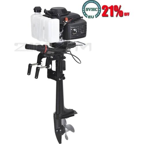 Outboard Propeller Four-stroke 4 Horsepower Inflatable Dinghy Kayak Inflatable Boat Outboard Engine Motor Hook Up