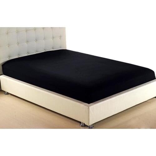 65 Solid color bed Sheet fitted sheet,Reactive printing sheets bedsheet bedding,bed linen,bed mattress cover White Gray Black