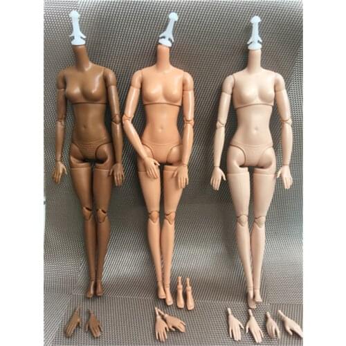 Joints Naked Dolls Original Naked Body For Female Dolls Replace Hands Foot Chinese Original Brand Body for FR/PP/IT/BABI Dolls
