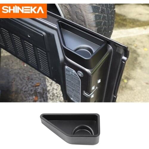 SHINEK Stowing Tidying For Jeep Wrangler JL Car Trunk Tailgate Storage Box Organizer Tray Accessories For Jeep Wrangler JL 2018
