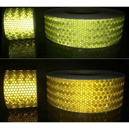 5cmx50m Reflective Material Tape Sticker Automobile Motorcycles Safety Warning Tape Reflective Film Car Stickers