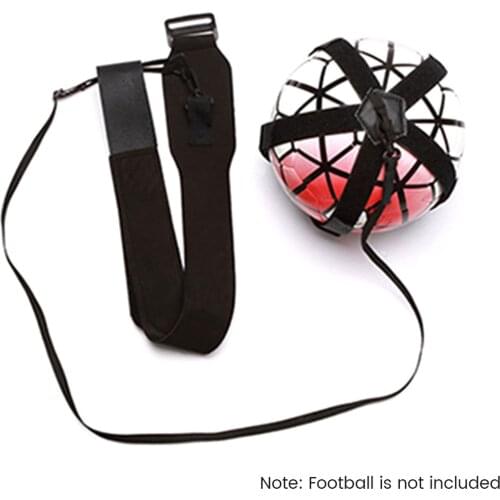 Soccer Trainer Aid Football Kick Throw Solo Practice Training Aid Control Skills Adjustable Equipment Ball Bags Gift