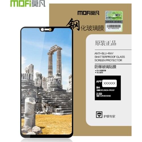 For Samsung Galaxy A8S Tempered Glass MOFI 3D Curved For Samsung Galaxy a8s Screen Protector Full Protective Film