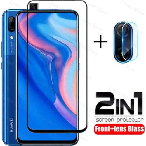 Protective glass for huawei p smart z P smart pro 2019 2020 2021 camera lens screen tempered glass for huawei p smart z glass