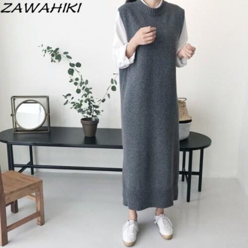 Fashionable Knitted Dresses ZAWAHIKI China