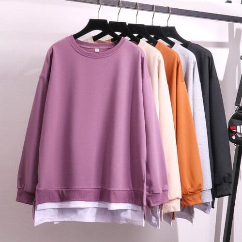 Women Unisex Hoodies Men And Women O-Neck Sweatshirt Tracksuit Spring And Autumn Casual Plus Size