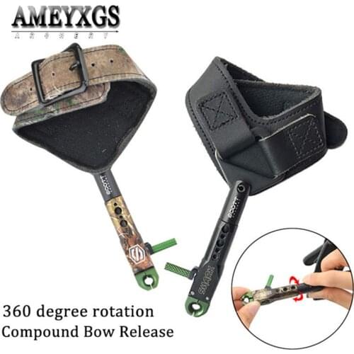 1pc Adjustable Bow Release Aids Compound Bow Shooting Arrow Release Caliper Trigger Bows And Arrows Archery Hunting Accessories