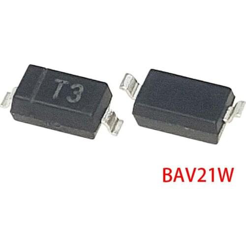 100PCS BAV21W SOD123 screen: T3 BAV21WS Small Signal Diode 250V 0805