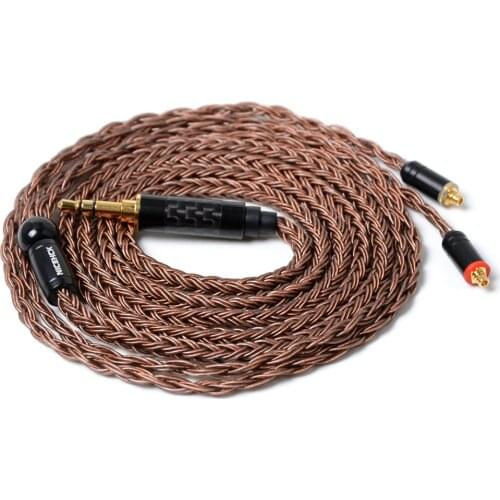 NiceHCK 16 Core High Purity Copper Earphone Cable 3.5/2.5/4.4mm Plug MMCX/2Pin For TFZ TRNV90 ZSX CCAC12 NiceHCK F3/NX7 Pro/DB3