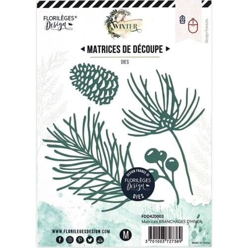 2021 AliliArts Metal Cutting Dies Winter branches diy Scrapbooking Photo Album Decorative Embossing PaperCard Crafts Die